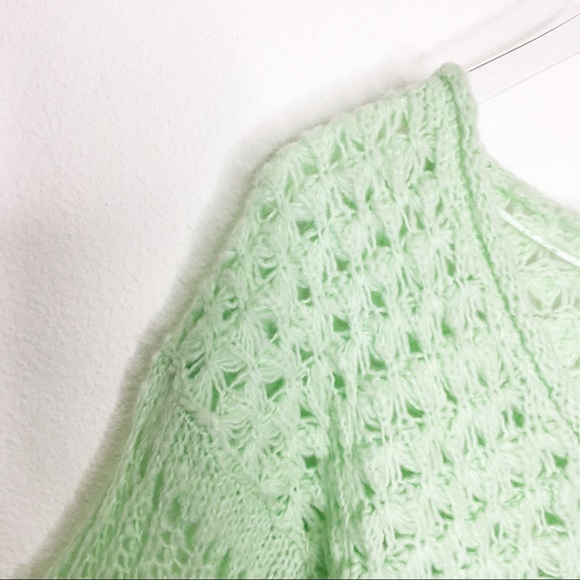 NWT Free People Crochet Oversized Sweater - Picture 5 of 7